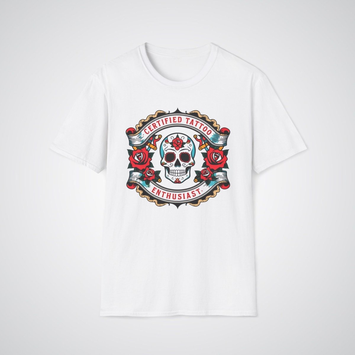 Certified Tattoo Enthusiast Unisex T-shirt - Tattoo Unleashed