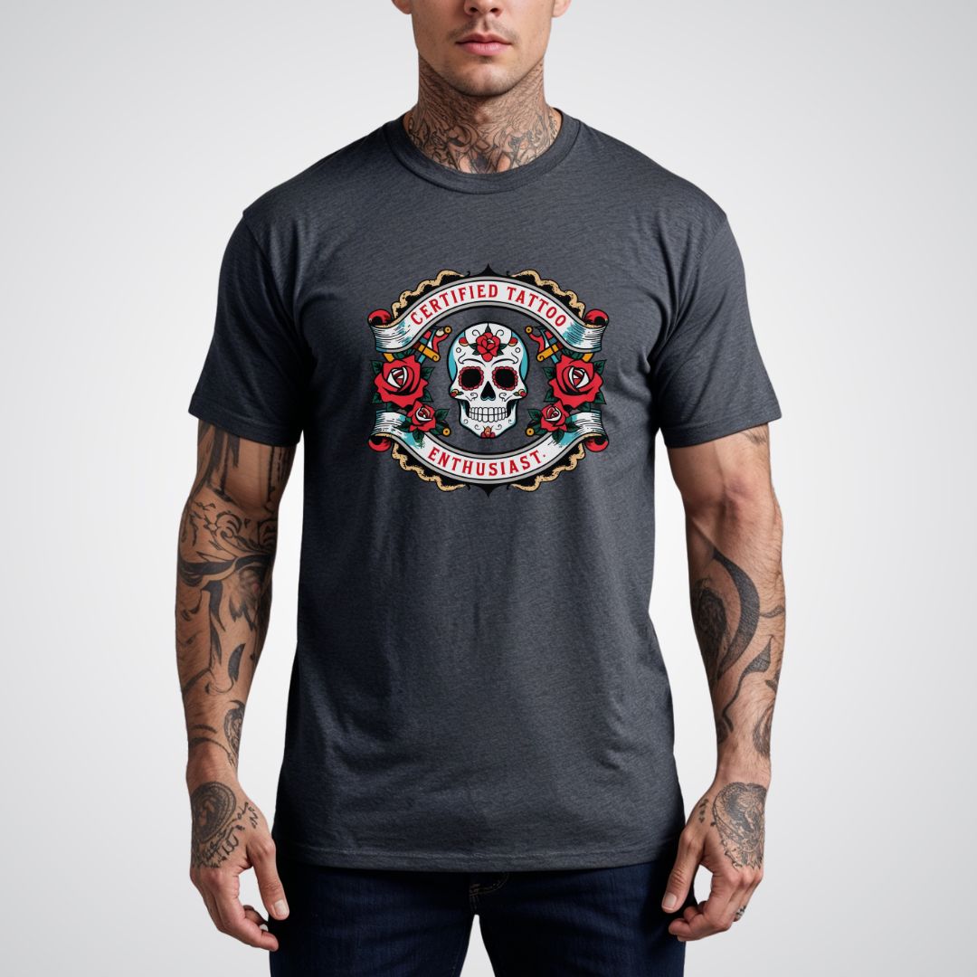 Certified Tattoo Enthusiast Unisex T-shirt - Tattoo Unleashed