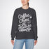 Coffee, Chaos, and Tattoos – #MomLife Unisex Crewneck Sweatshirt - Tattoo Unleashed