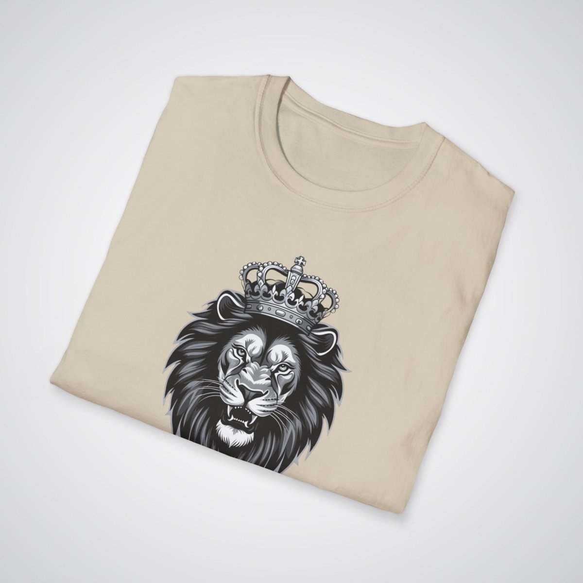 Crowned Lion Realism Tattoo Unisex T-Shirt - Tattoo Unleashed