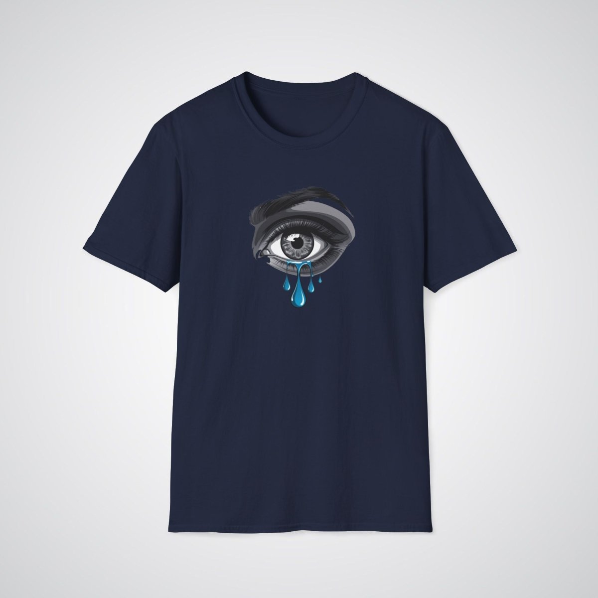 Crying Eye with Tears Realism Tattoo Unisex T-Shirt - Tattoo Unleashed