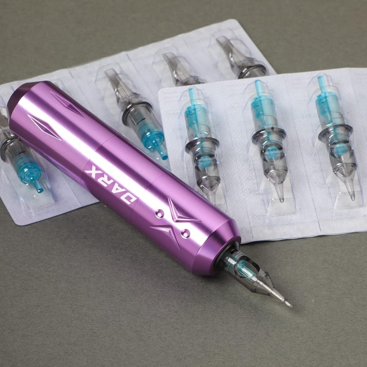 Darx 2.0 Wireless Tattoo Pen Kit - Purple - Tattoo Unleashed