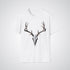 Deer Skull with Antlers Unisex Realism T-Shirt - Tattoo Unleashed