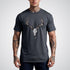 Deer Skull with Antlers Unisex Realism T-Shirt - Tattoo Unleashed