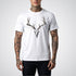 Deer Skull with Antlers Unisex Realism T-Shirt - Tattoo Unleashed