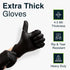 Disposable Black Nitrile Gloves by FifthPulse - Large 50pcs - Tattoo Unleashed