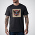 Eagle with American Flag Neo - Traditional Tattoo Unisex T-Shirt - Tattoo Unleashed