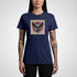 Eagle with American Flag Neo - Traditional Tattoo Unisex T-Shirt - Tattoo Unleashed