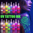 Fluorescent Tattoo Ink Set by Dmtattoo - 8 Colors - Tattoo Unleashed