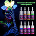 Fluorescent Tattoo Ink Set by Dmtattoo - 8 Colors - Tattoo Unleashed