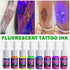 Fluorescent Tattoo Ink Set by Dmtattoo - 8 Colors - Tattoo Unleashed