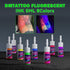 Fluorescent Tattoo Ink Set by Dmtattoo - 8 Colors - Tattoo Unleashed
