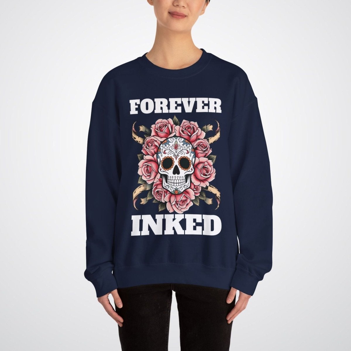 Forever Inked Unisex Crewneck Sweatshirt - Tattoo Unleashed