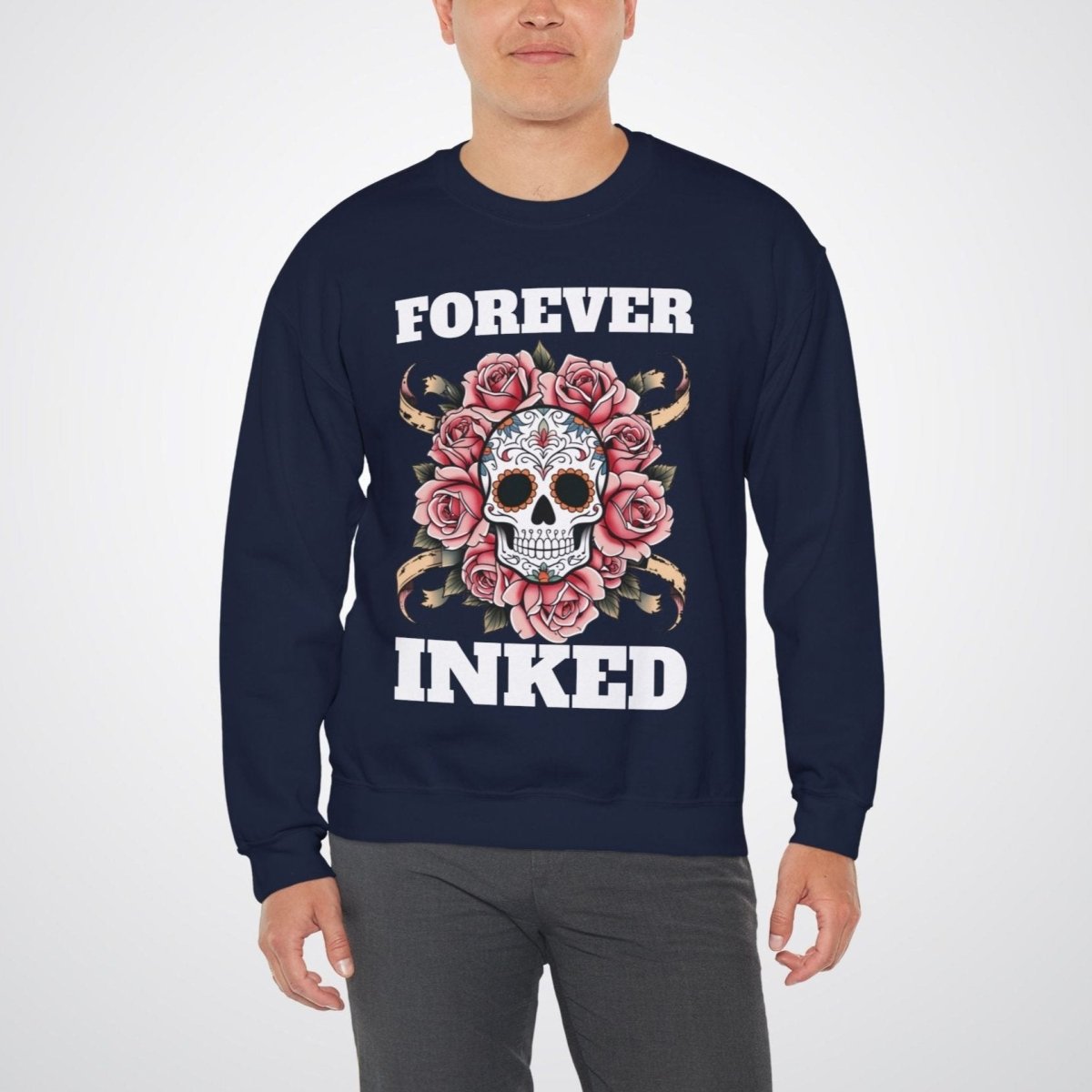 Forever Inked Unisex Crewneck Sweatshirt - Tattoo Unleashed