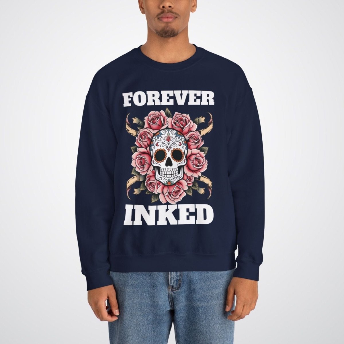 Forever Inked Unisex Crewneck Sweatshirt - Tattoo Unleashed