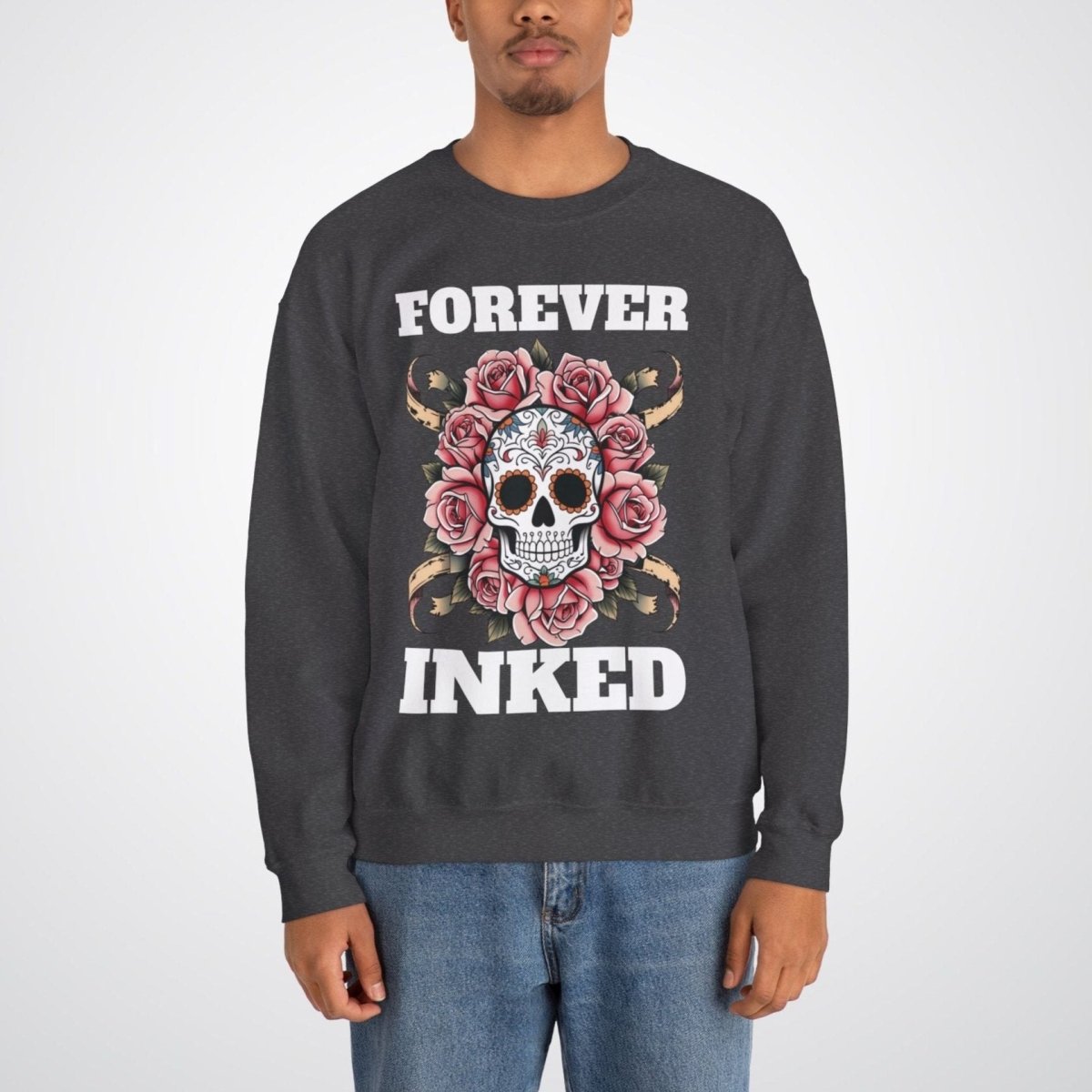 Forever Inked Unisex Crewneck Sweatshirt - Tattoo Unleashed