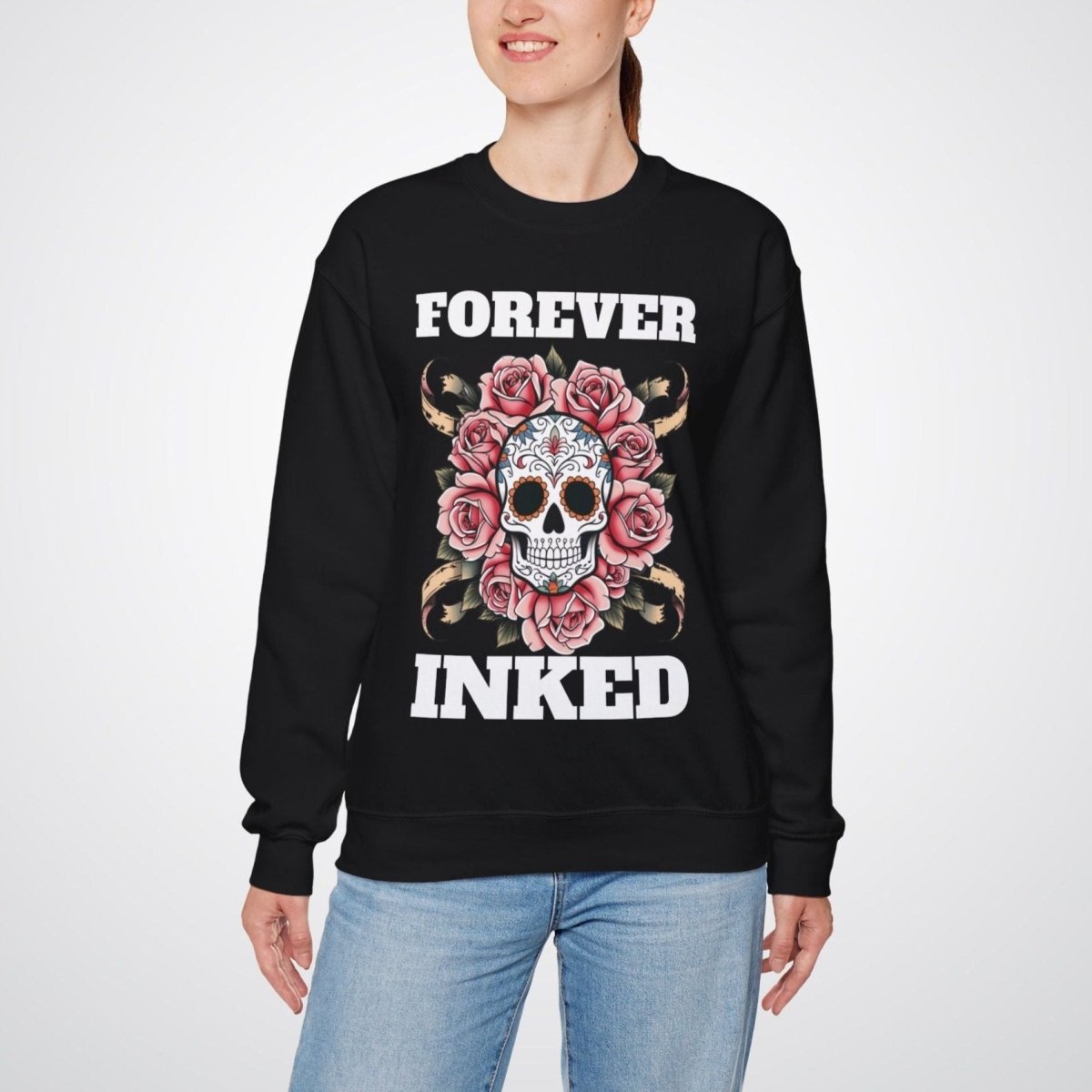 Forever Inked Unisex Crewneck Sweatshirt - Tattoo Unleashed