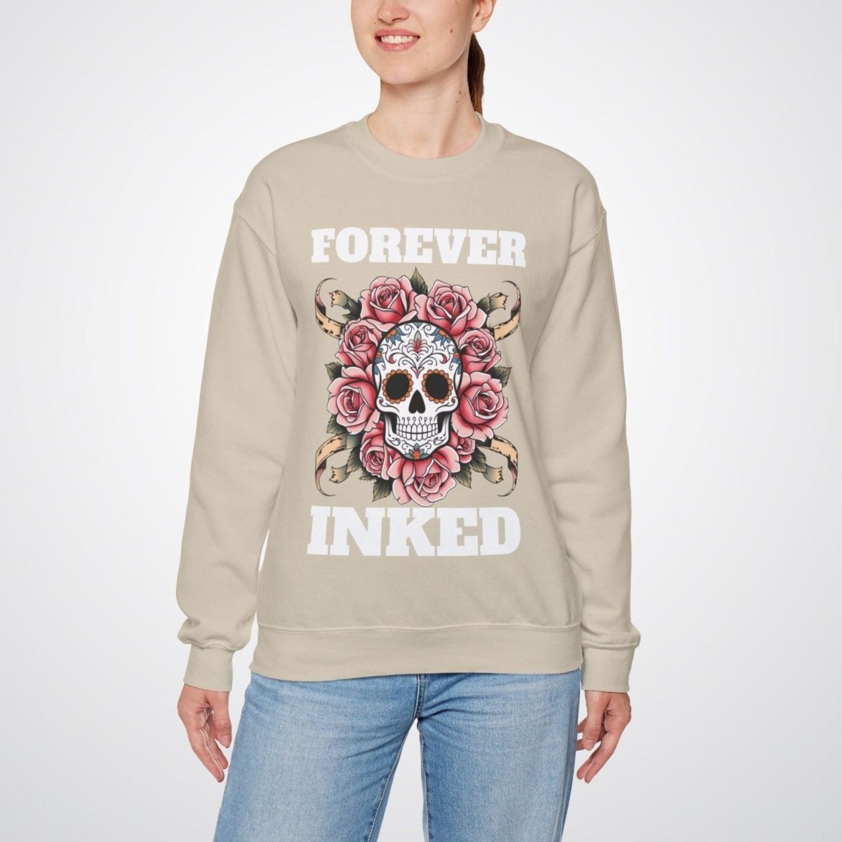 Forever Inked Unisex Crewneck Sweatshirt - Tattoo Unleashed