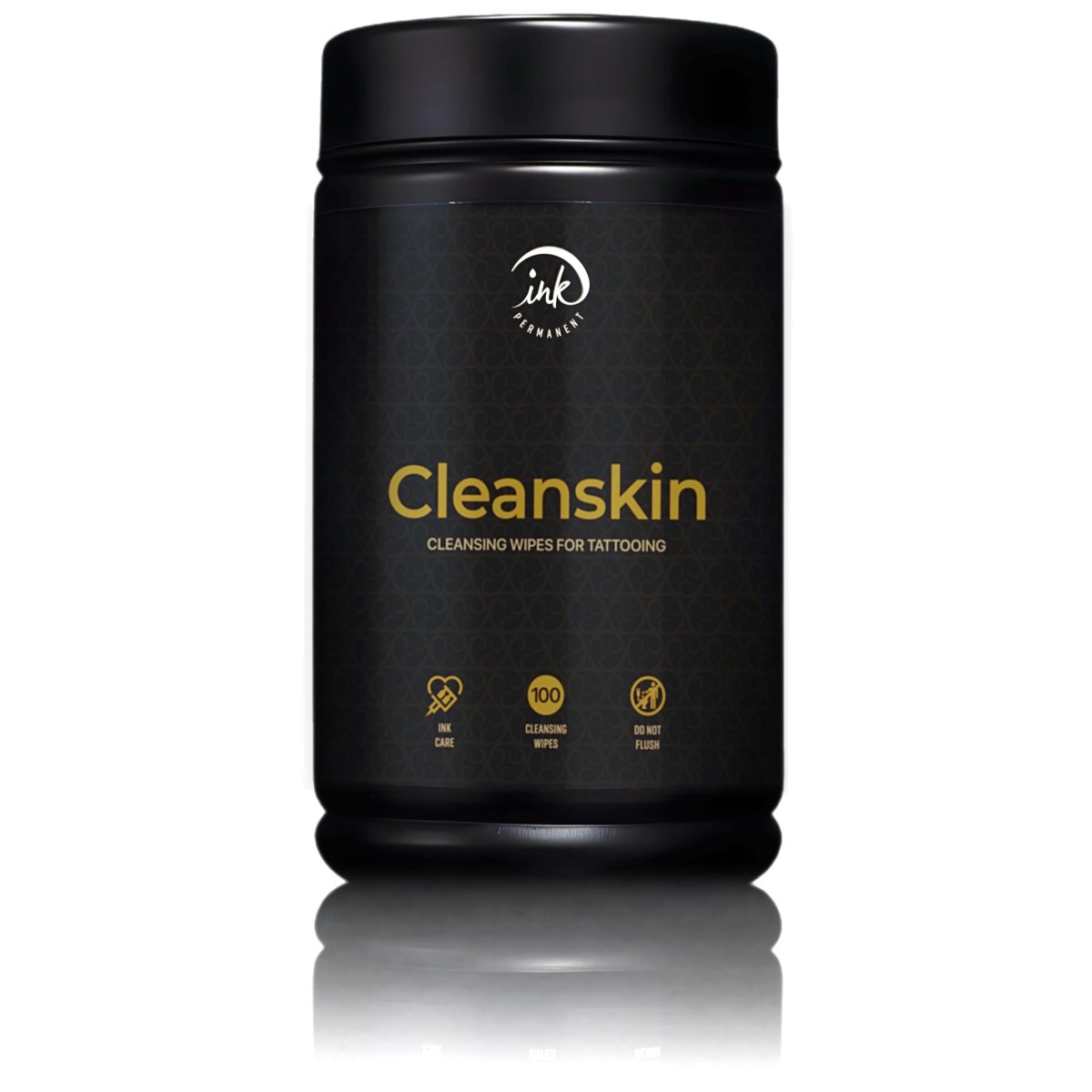 Green Soap Tattoo Wipes by CleanSkin – 100 counts Pre - Soaked Wipes in Canister - Tattoo Unleashed
