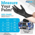 Hand - E Touch Black Nitrile Disposable Gloves Large 50 pcs - Tattoo Unleashed