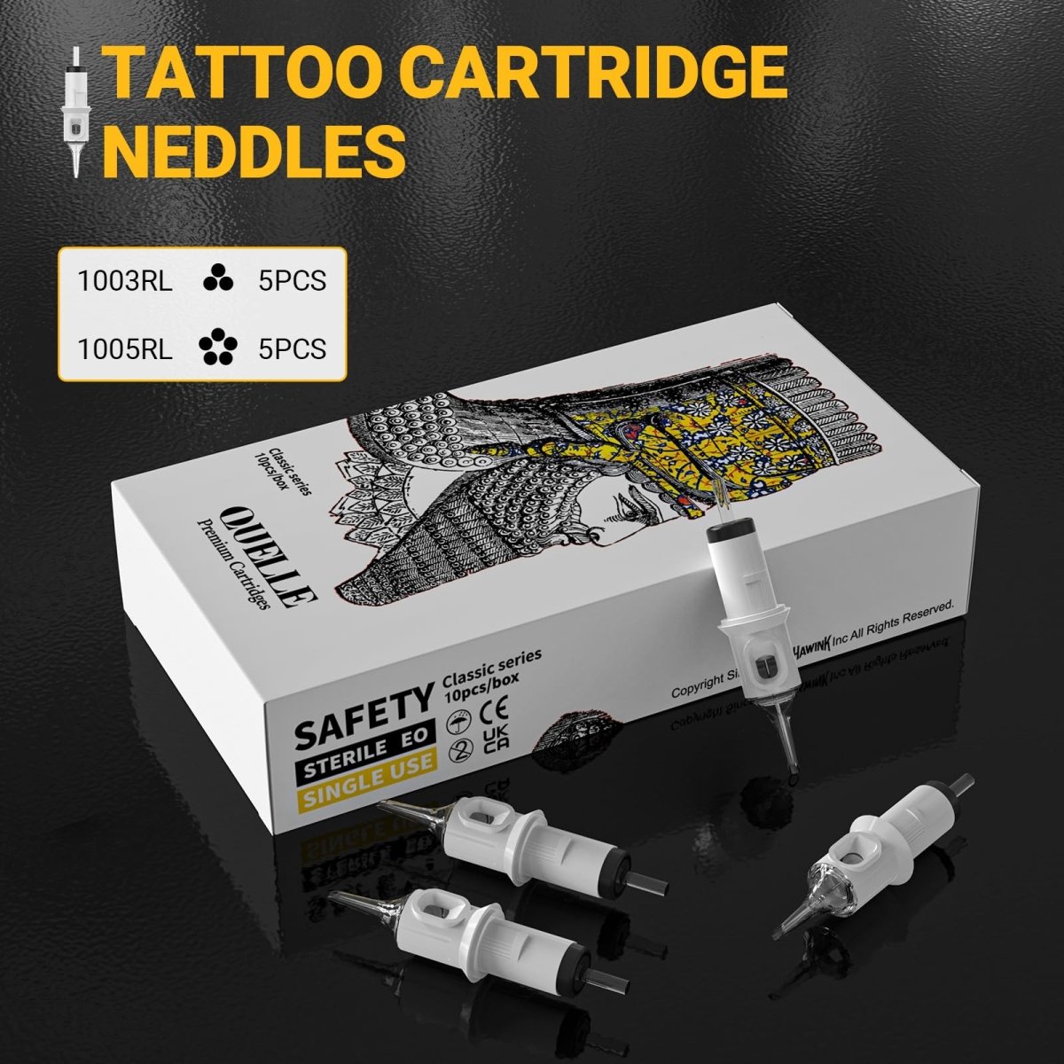 Hawink Professional Rotary Wireless Tattoo Pen Kit HWP67P155 - 7 - Tattoo Unleashed