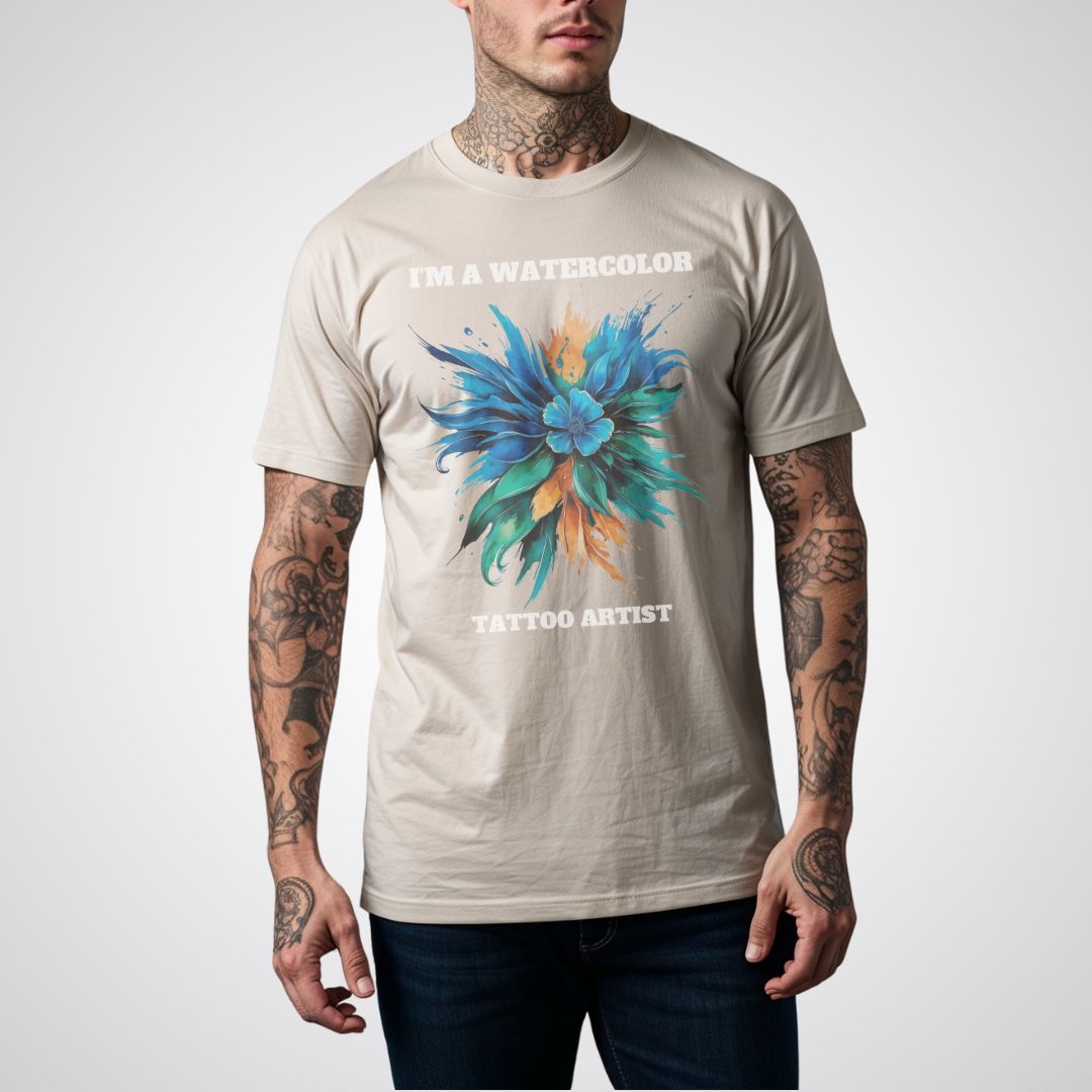 I'm a Watercolor Tattoo Artist Unisex T-shirt - Tattoo Unleashed