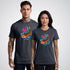 Koi Fish Swimming Upstream Neo - Traditional Tattoo Unisex T-Shirt - Tattoo Unleashed