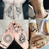 Large Half Arm Sleeve Temporary Tattoos By Coktak (68 Sheets) - Tattoo Unleashed