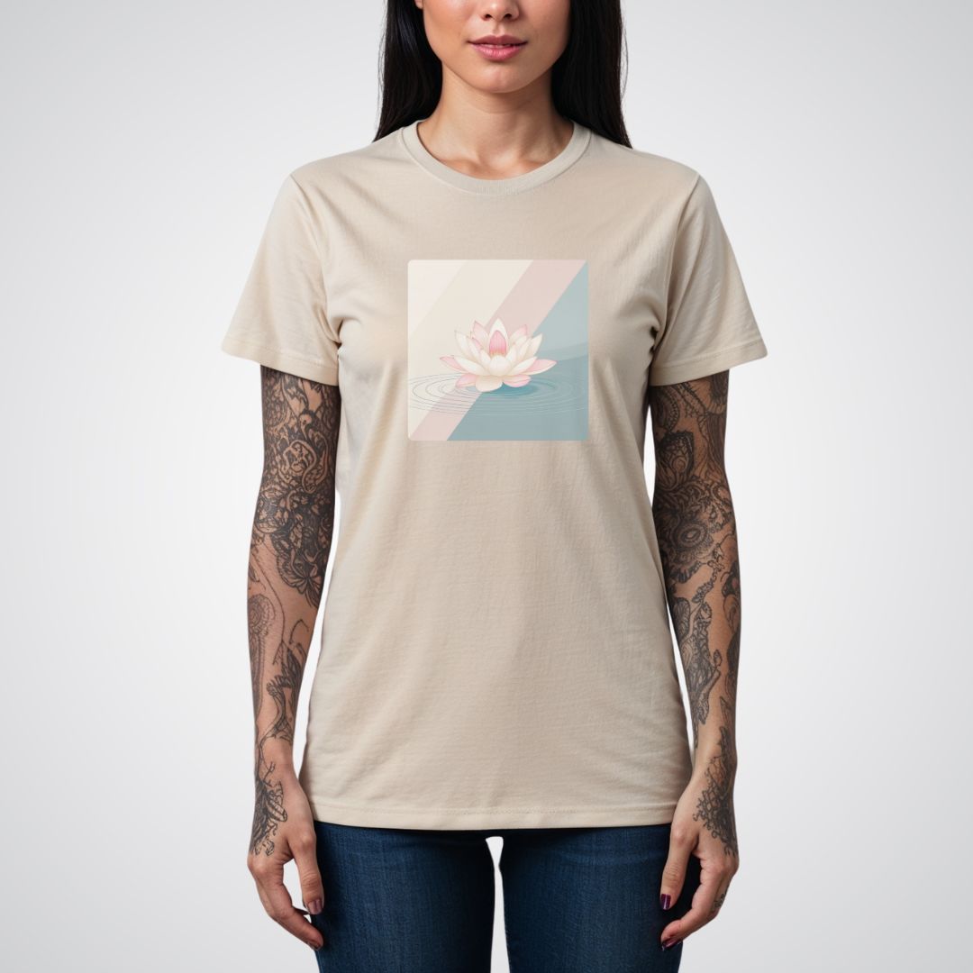 Lotus Flower in Water Japanese Tattoo Unisex T-Shirt - Tattoo Unleashed