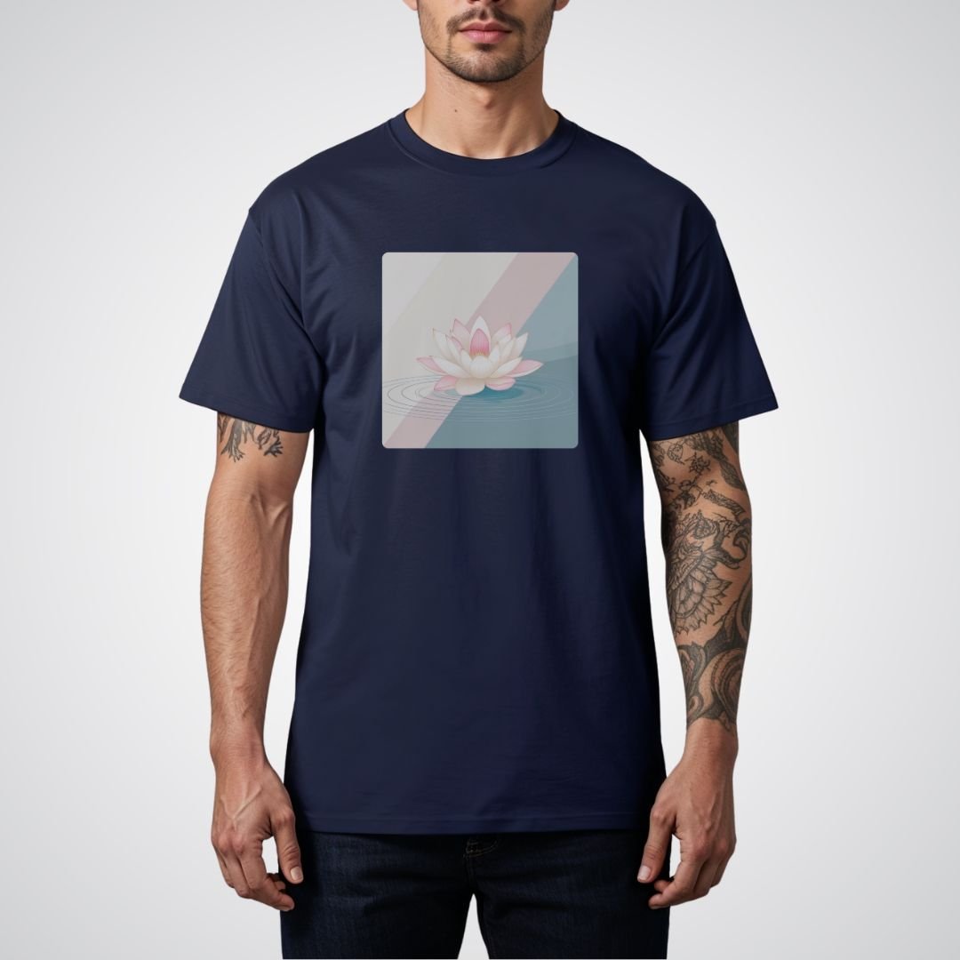 Lotus Flower in Water Japanese Tattoo Unisex T-Shirt - Tattoo Unleashed