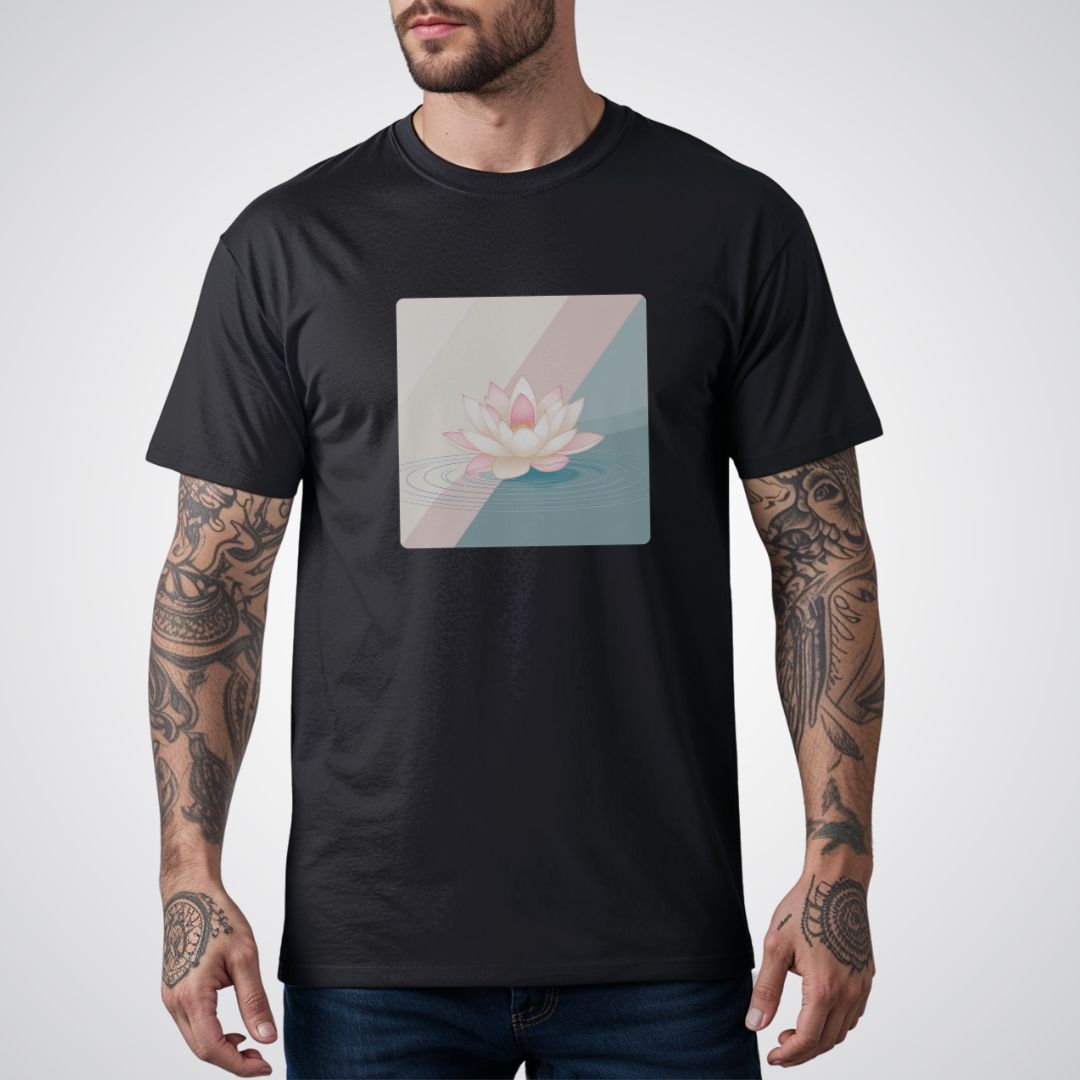 Lotus Flower in Water Japanese Tattoo Unisex T-Shirt - Tattoo Unleashed