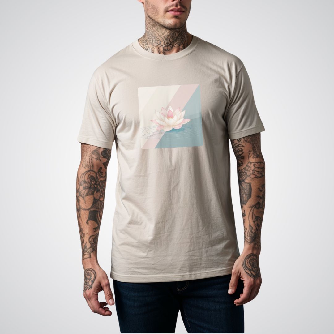 Lotus Flower in Water Japanese Tattoo Unisex T-Shirt - Tattoo Unleashed