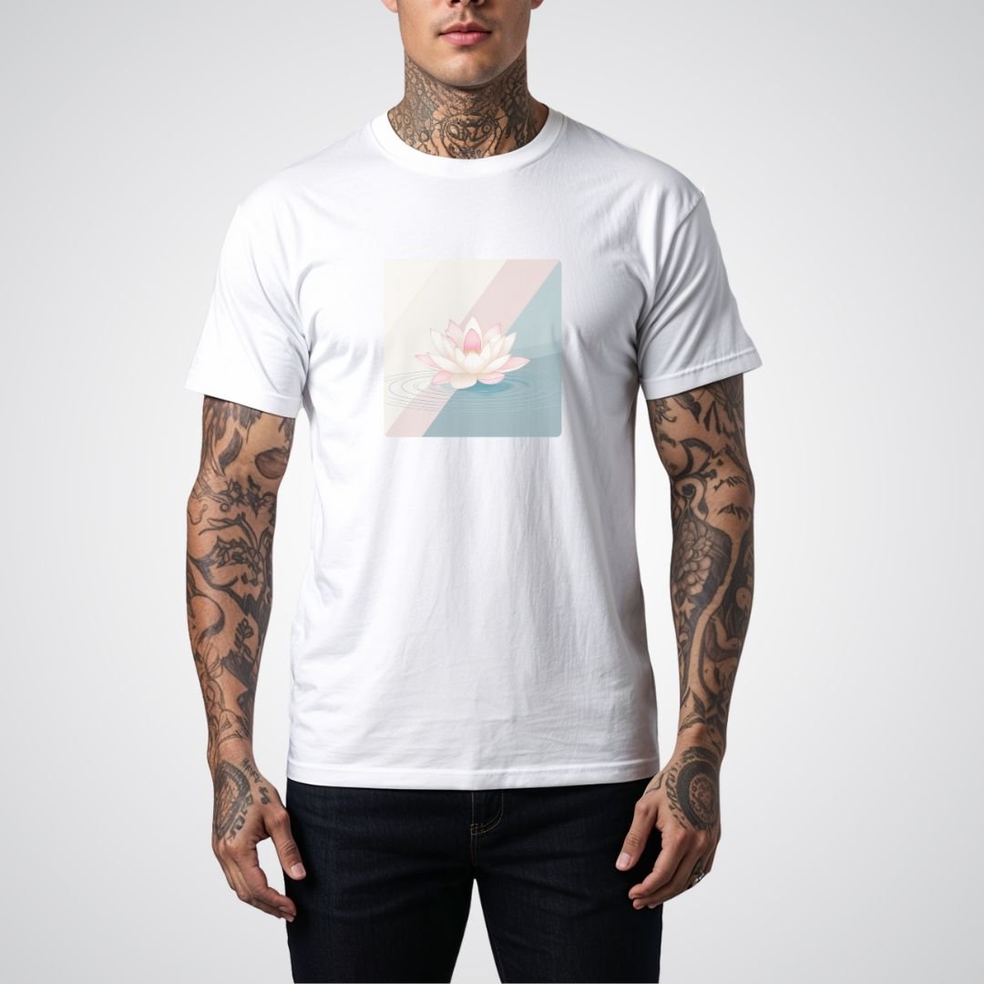 Lotus Flower in Water Japanese Tattoo Unisex T-Shirt - Tattoo Unleashed