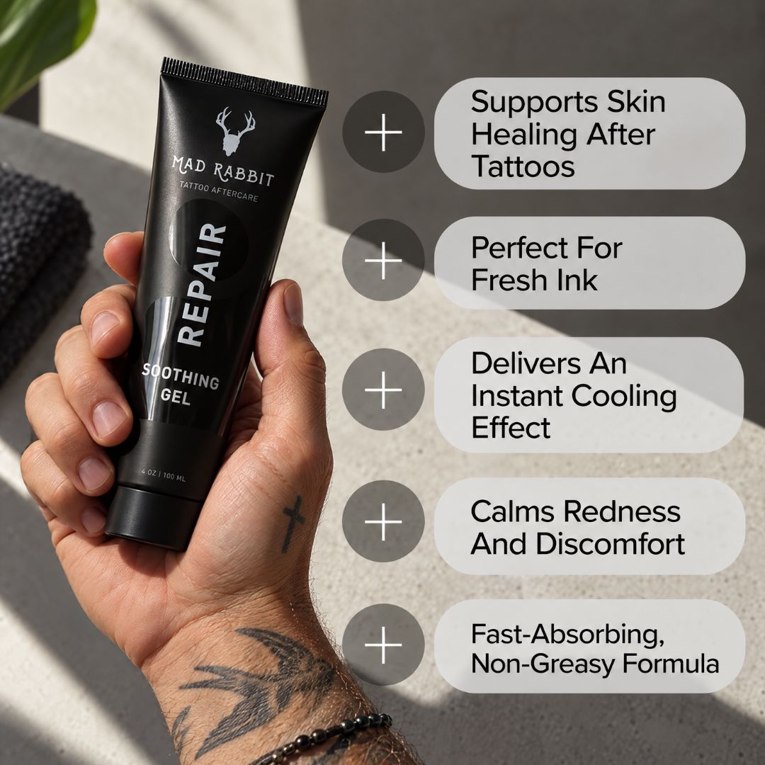 Mad Rabbit Repair Soothing Gel Tattoo Aftercare - Tattoo Unleashed