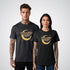 Moth with Crescent Moon Neo - Traditional Tattoo Unisex T-Shirt - Tattoo Unleashed