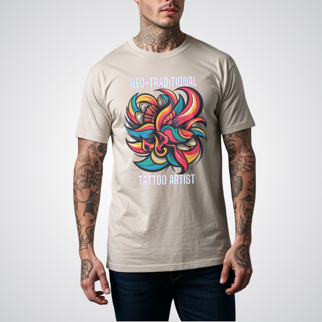 Neo - Traditional Tattoo Artist Unisex T-Shirt - Tattoo Unleashed