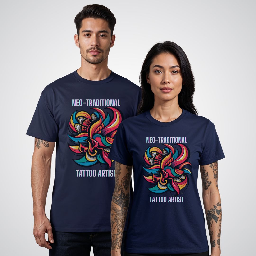 Neo - Traditional Tattoo Artist Unisex T-Shirt - Tattoo Unleashed