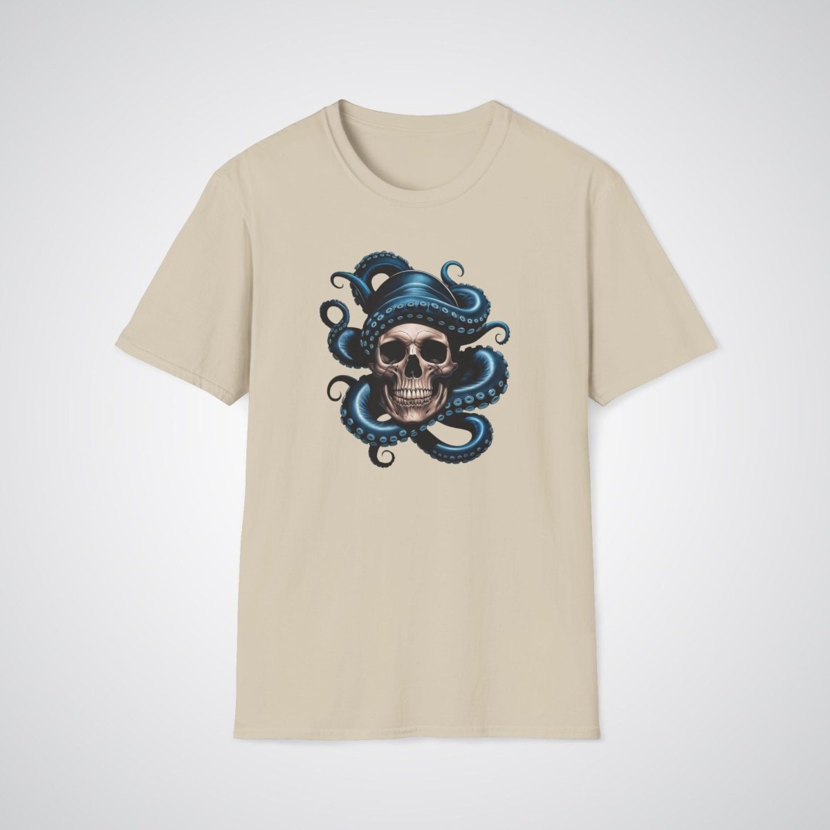 Octopus with Skull Realism Tattoo Unisex T-Shirt - Tattoo Unleashed