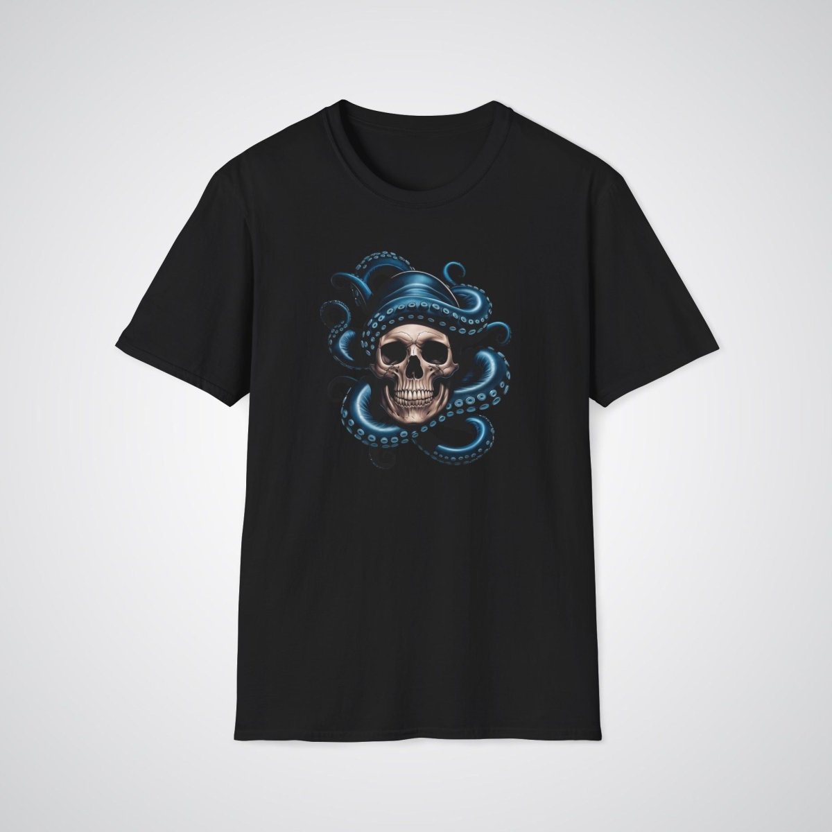 Octopus with Skull Realism Tattoo Unisex T-Shirt - Tattoo Unleashed