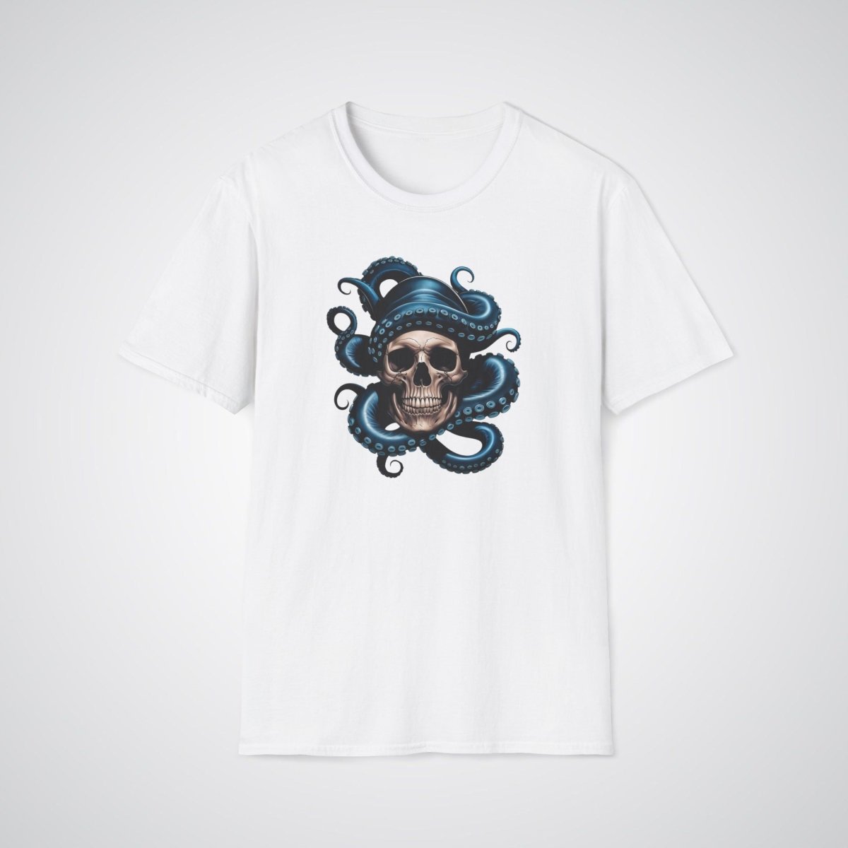 Octopus with Skull Realism Tattoo Unisex T-Shirt - Tattoo Unleashed