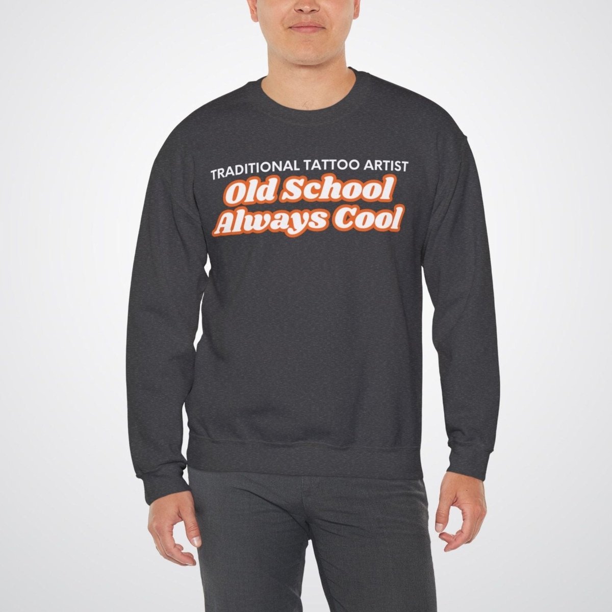 Old School, Always Cool Unisex Crewneck Sweatshirt - Tattoo Unleashed