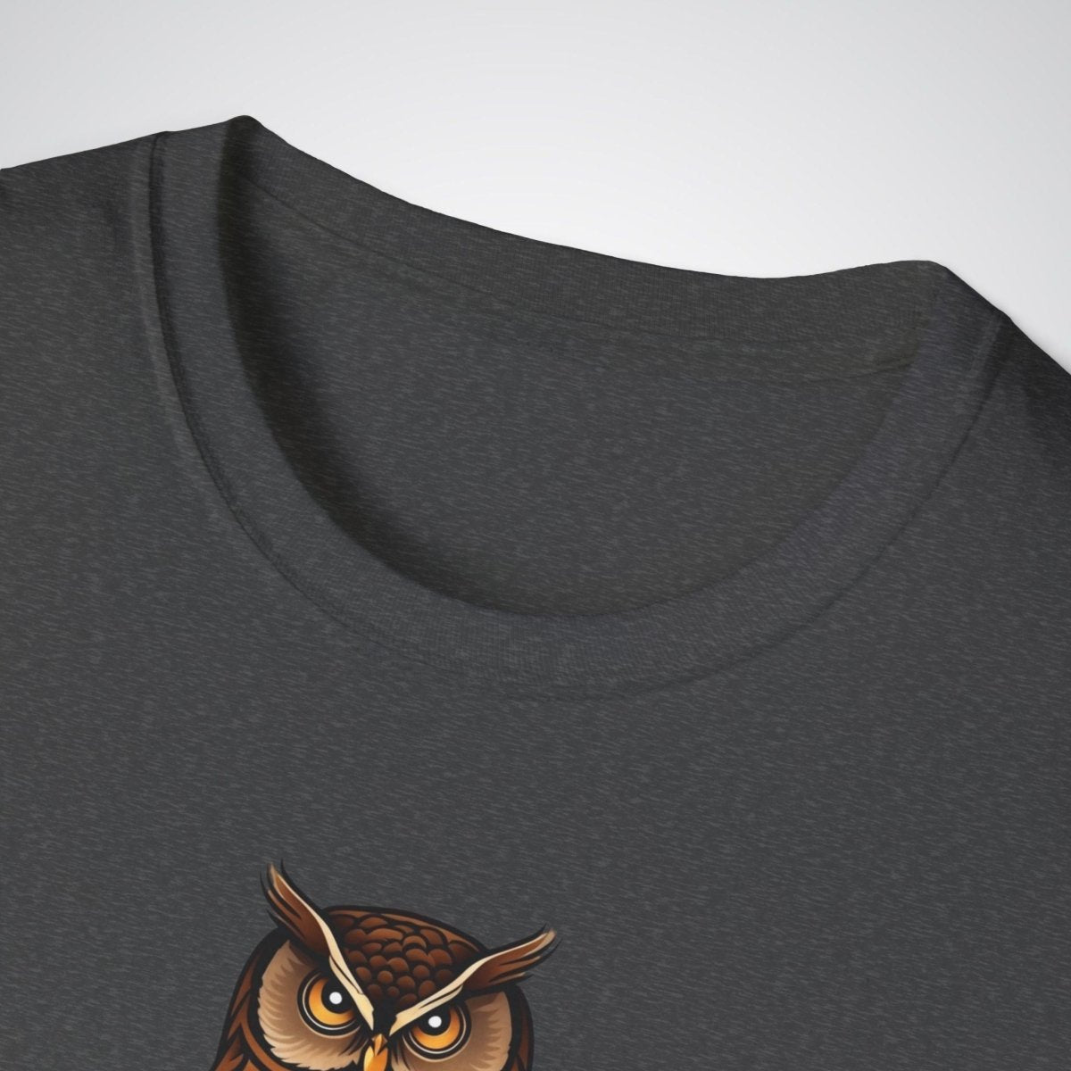 Owl with Key Neo - Traditional Tattoo Unisex T-Shirt - Tattoo Unleashed