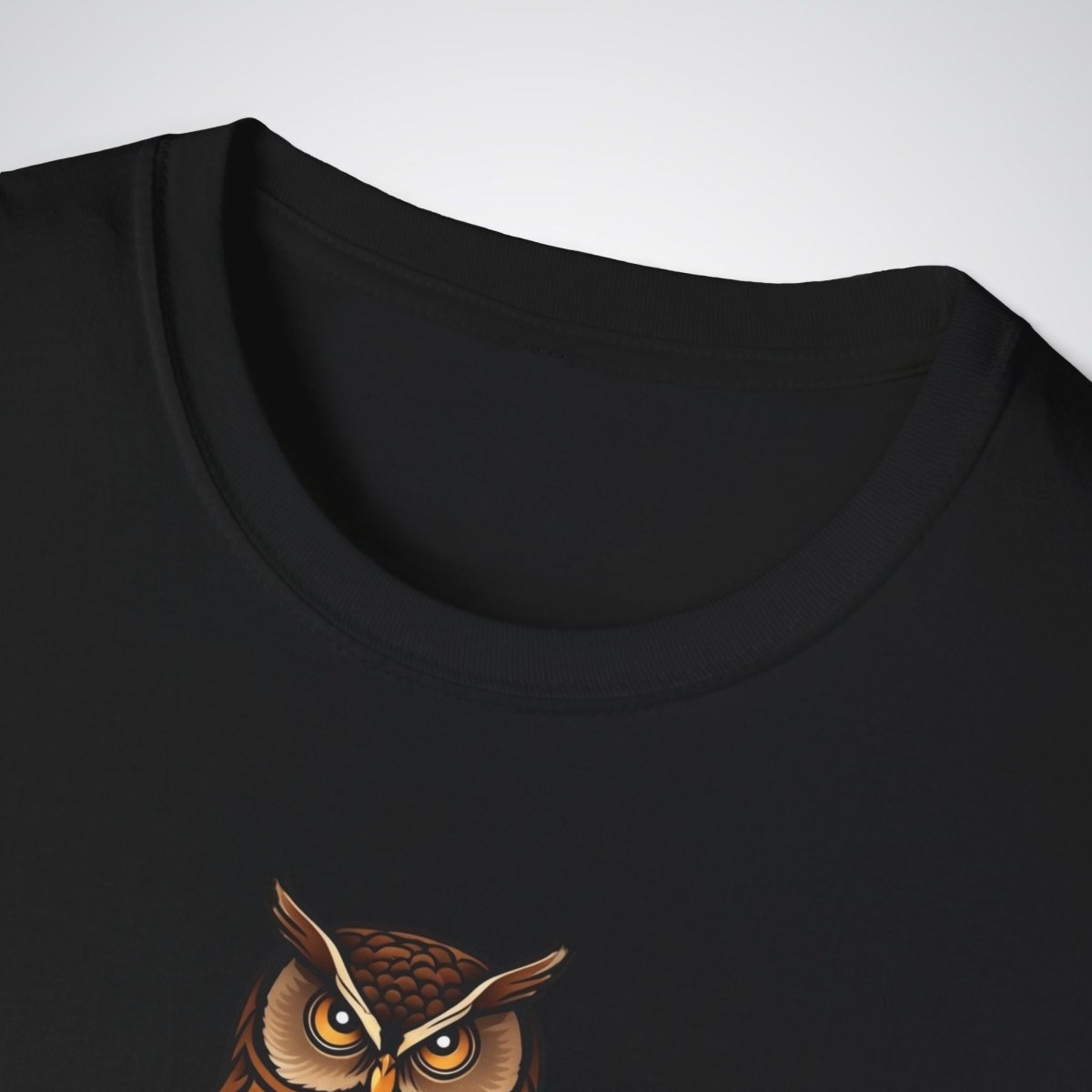 Owl with Key Neo - Traditional Tattoo Unisex T-Shirt - Tattoo Unleashed