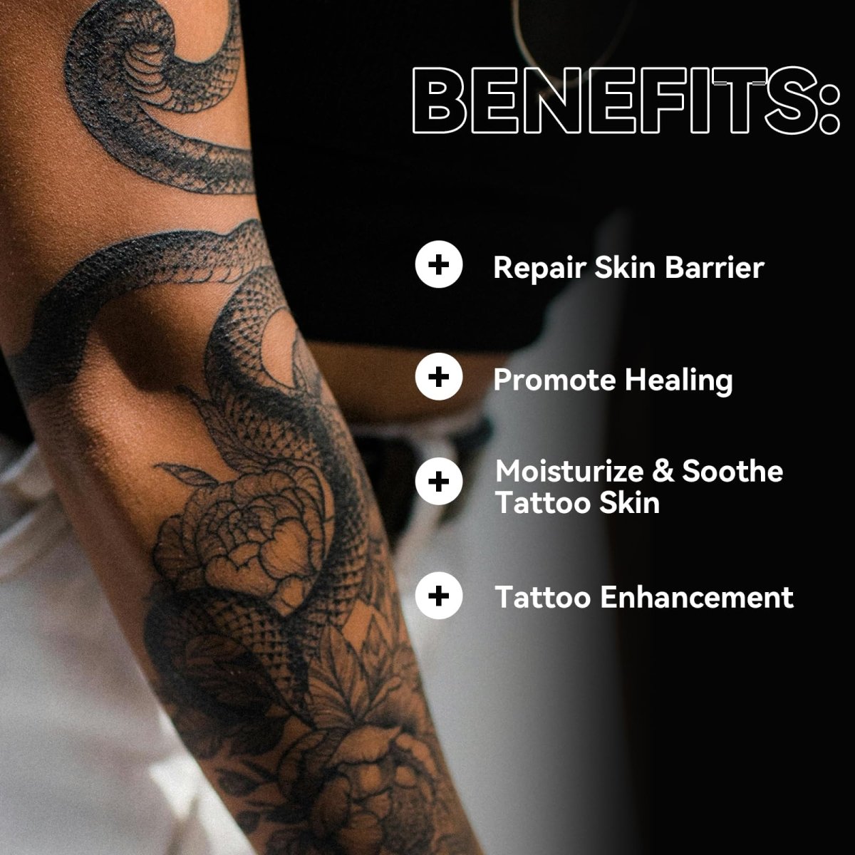 Pamiuo Tattoo Aftercare Serum & Moisturizer - For New Tattoo Skin Repair & Anti - Itch - Tattoo Unleashed