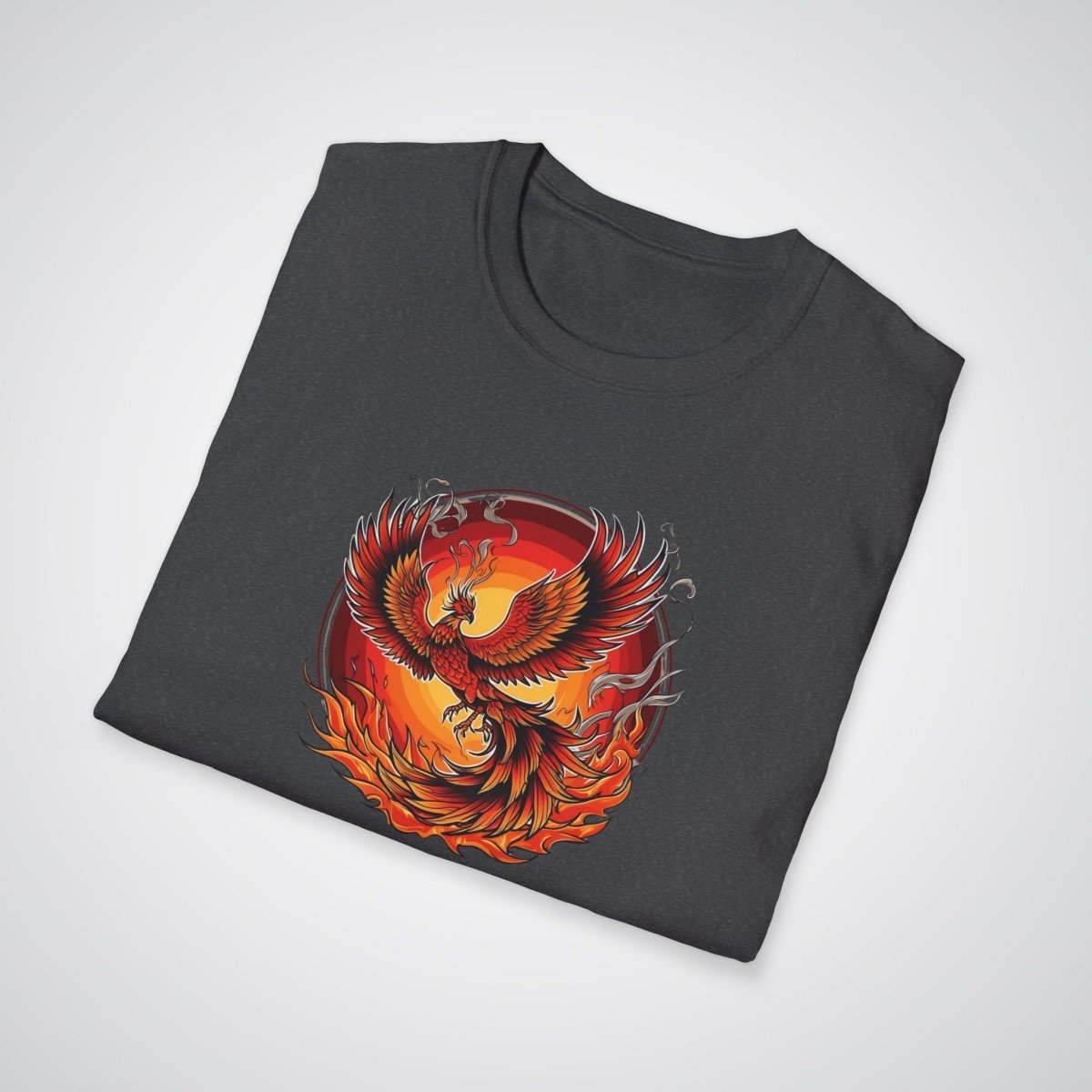 Phoenix Rising From Flames Japanese Tattoo Unisex T-Shirt - Tattoo Unleashed