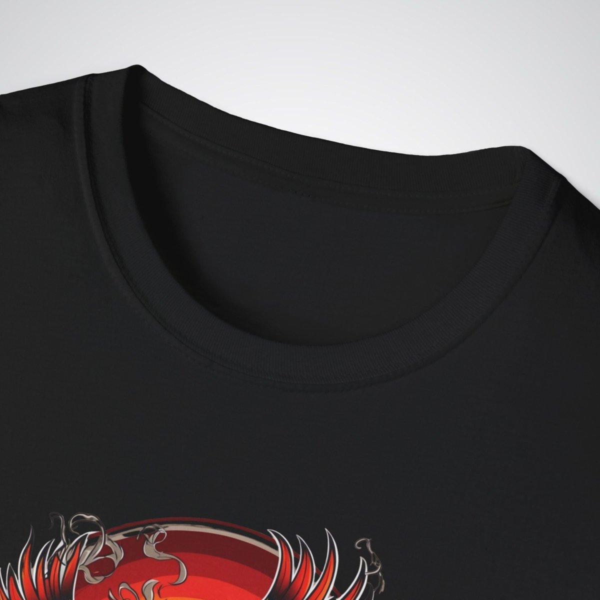 Phoenix Rising From Flames Japanese Tattoo Unisex T-Shirt - Tattoo Unleashed