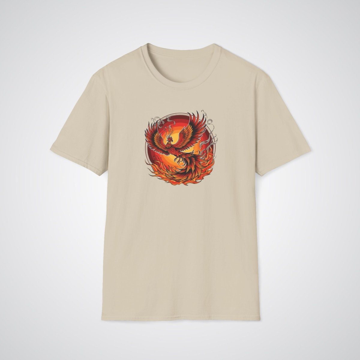 Phoenix Rising From Flames Japanese Tattoo Unisex T-Shirt - Tattoo Unleashed