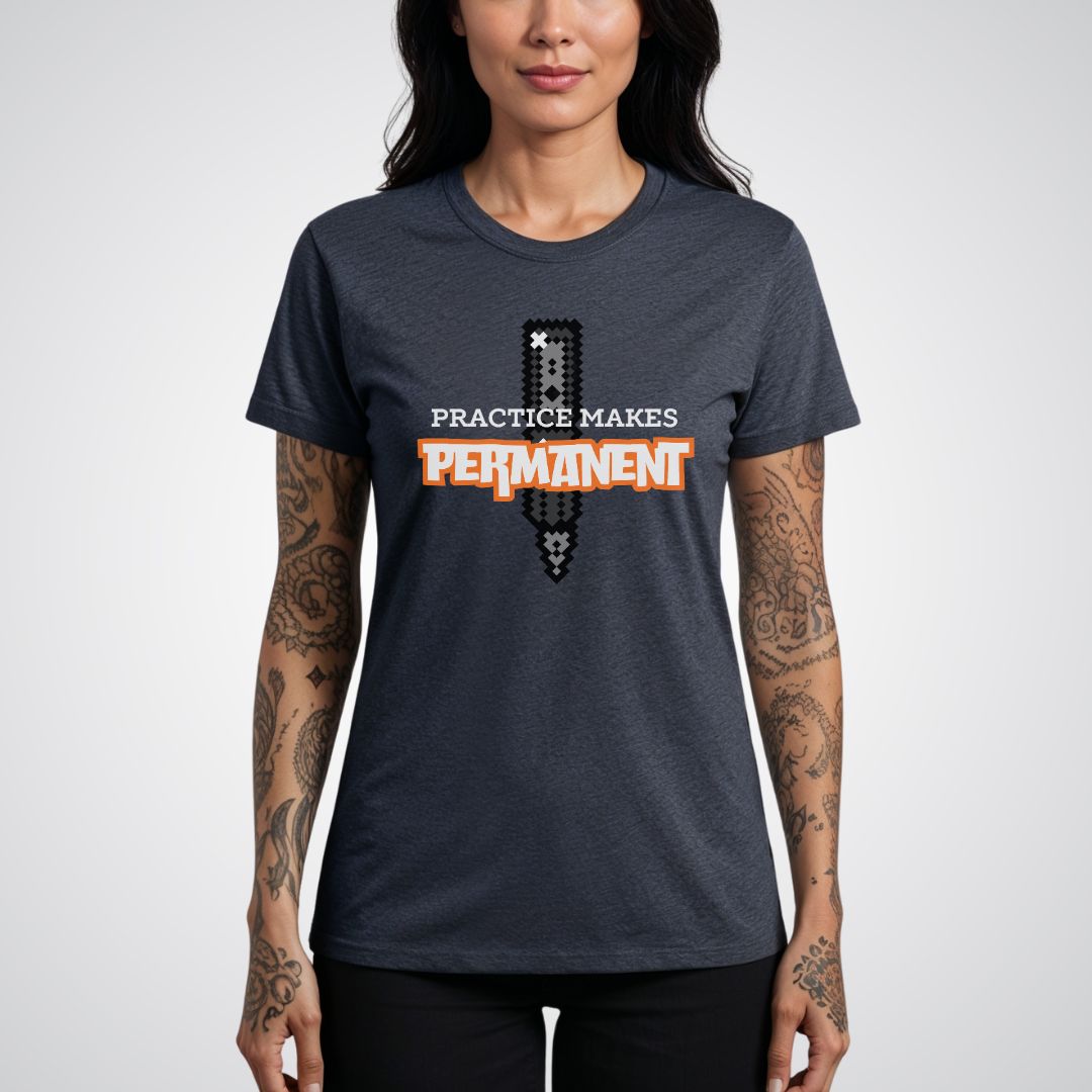 Practice Makes Permanent Unisex T-Shirt - Tattoo Unleashed