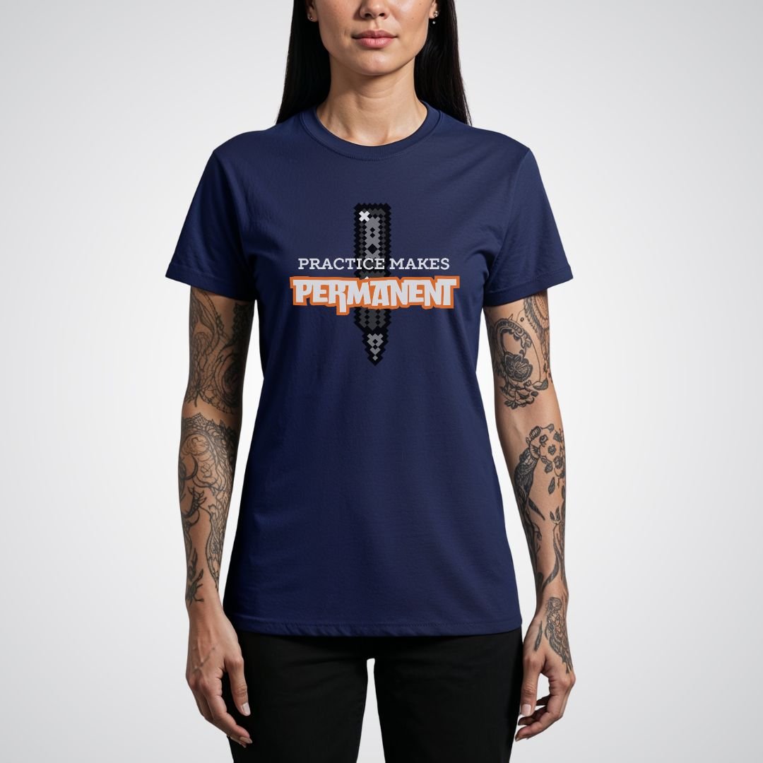 Practice Makes Permanent Unisex T-Shirt - Tattoo Unleashed