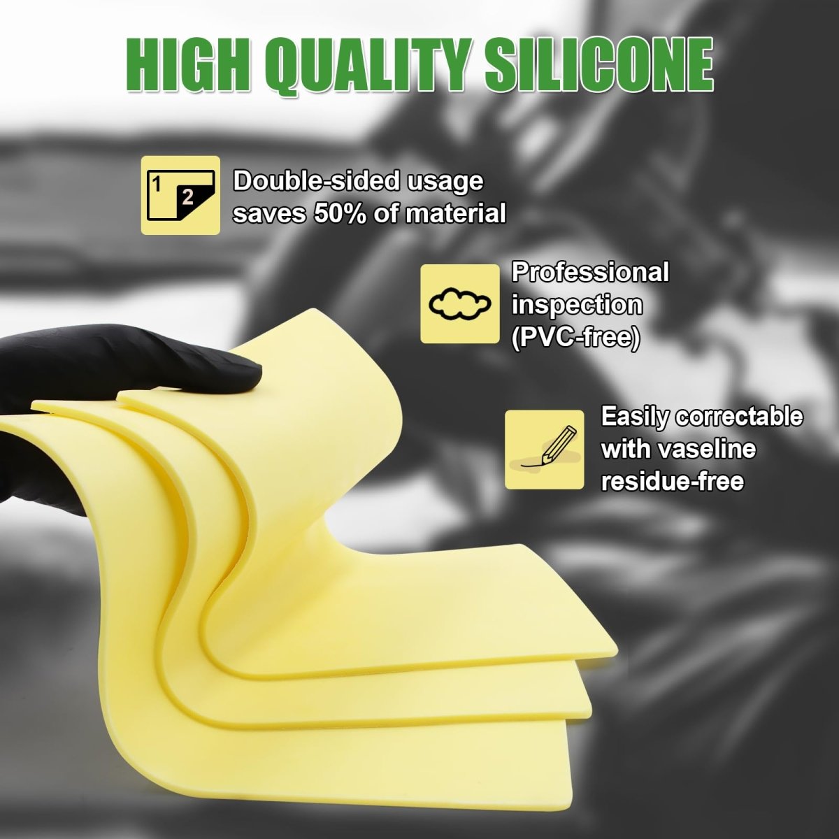 Premium Tattoo Practice Skin (3mm Thick Medical Silicone) by JCONLY - 10pcs Double Sided - Tattoo Unleashed